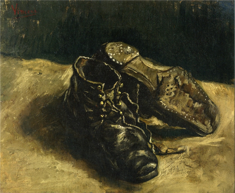 A Pair of Shoes 3 Willem Van Gogh Oil Painting